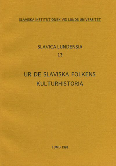 Ur de slaviska folkens kulturhistoria