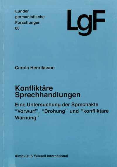 Konfliktäre Sprechhandlungen