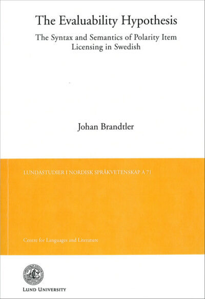 The Evaluability Hypothesis