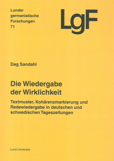 Die Wiedergabe der Wirklichkeit