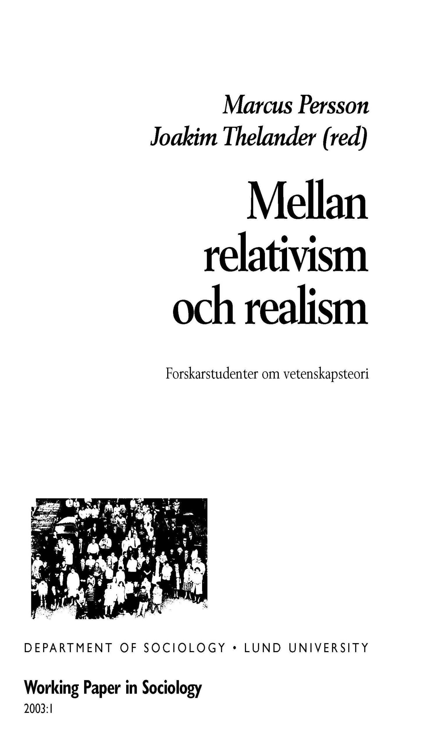 Mellan relativism och realism