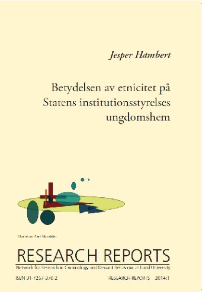 Betydelsen av etnicitet på Statens institutionsstyrelses ungdomshem