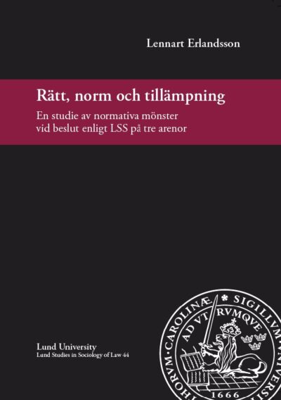 Rätt, norm och tillämpning