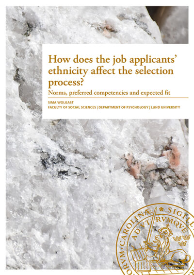How does the job applicants' ethnicity affect the selection process?