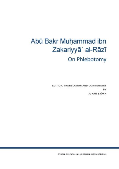 AbuÌ„ Bakr MuhÌ£ammad ibn ZakariyyaÌ„Ê¾ al-RaÌ„ziÌ„